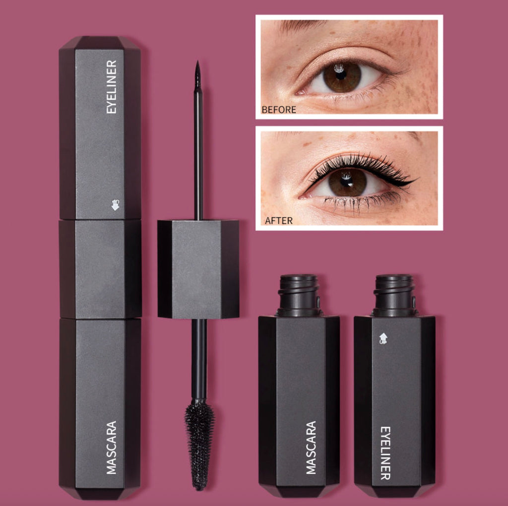 2-in-1 Waterproof Mascara & Liquid Eyeliner