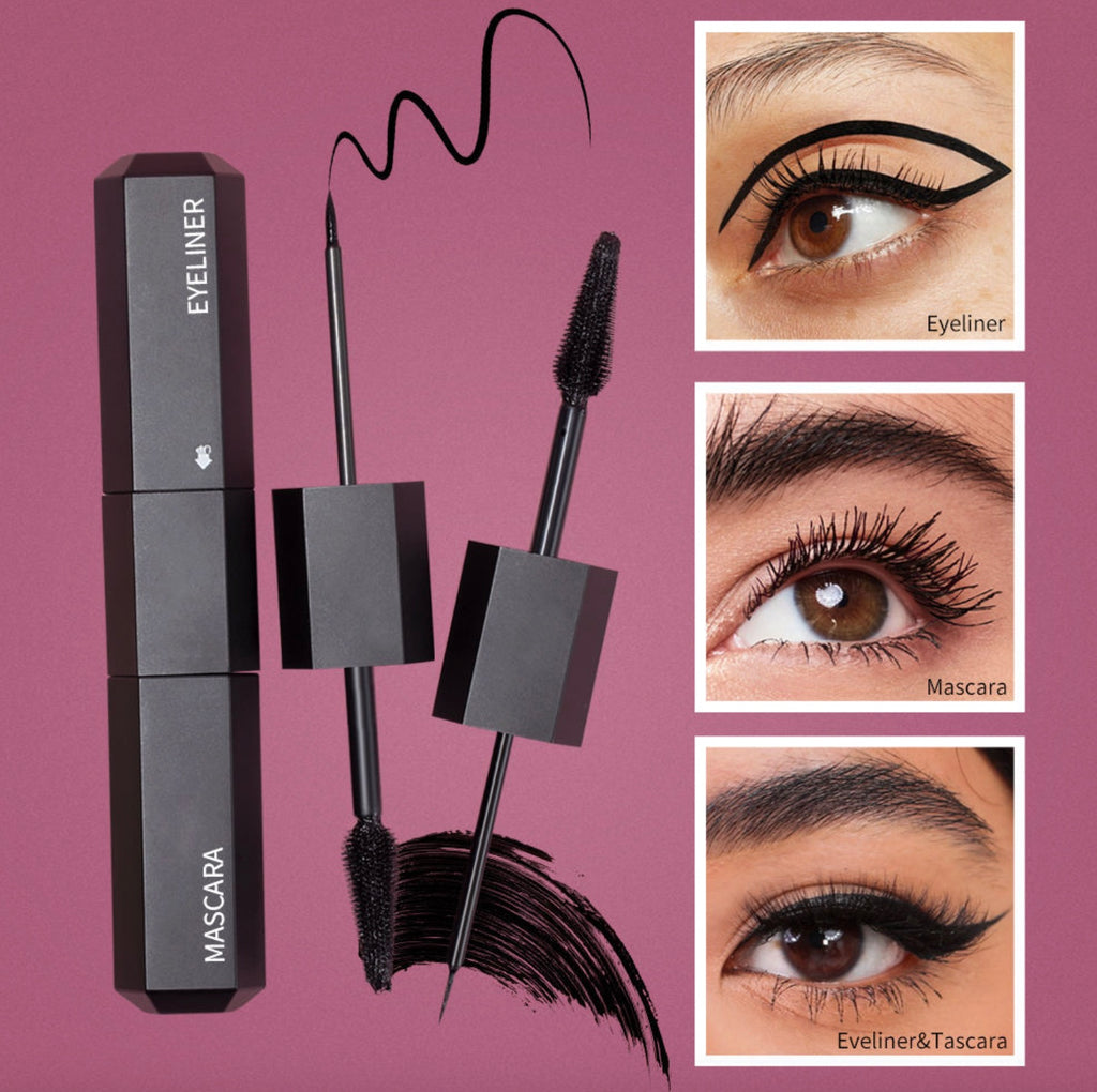 2-in-1 Waterproof Mascara & Liquid Eyeliner